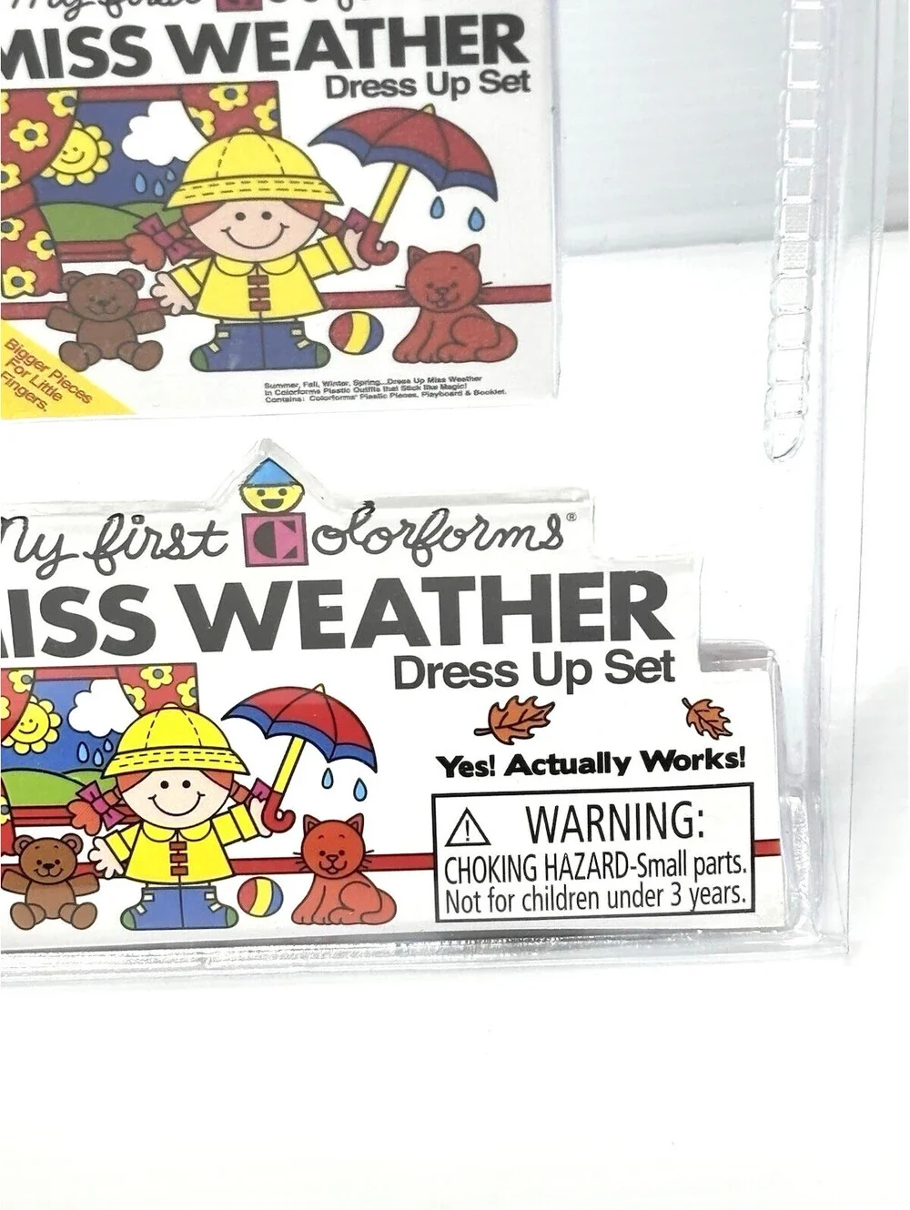 Worlds Smallest My First Forforms Miss Weather Dress Up Set Mini Vinyl Doll Toy